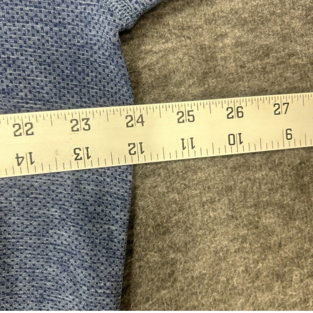 Lululemon Metal Vent Tech Polo Shirt Men's XL Blue Stretch Lightweight Golf - Picture 10 of 10